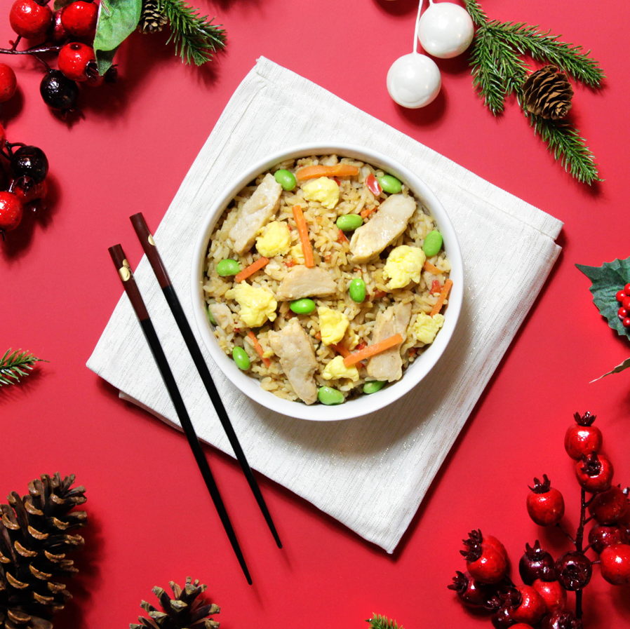 Be BOLD and switch up the routine holiday menu this year. We suggest Kahiki's Chicken Fried Rice