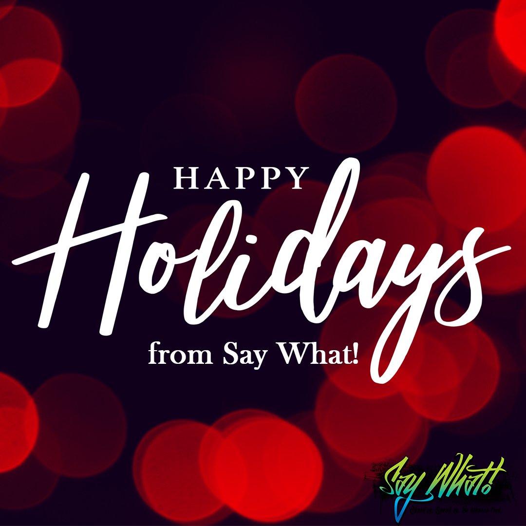 TxSayWhat's tweet photo. We hope you enjoy some quality, tobacco-free time with your friends and family this holiday season! #LiveTheLife #LiveTobaccoFree #BeTheFirst #TobaccoFreeGeneration #NotTheNextVictim https://t.co/2Mp0ninwz1