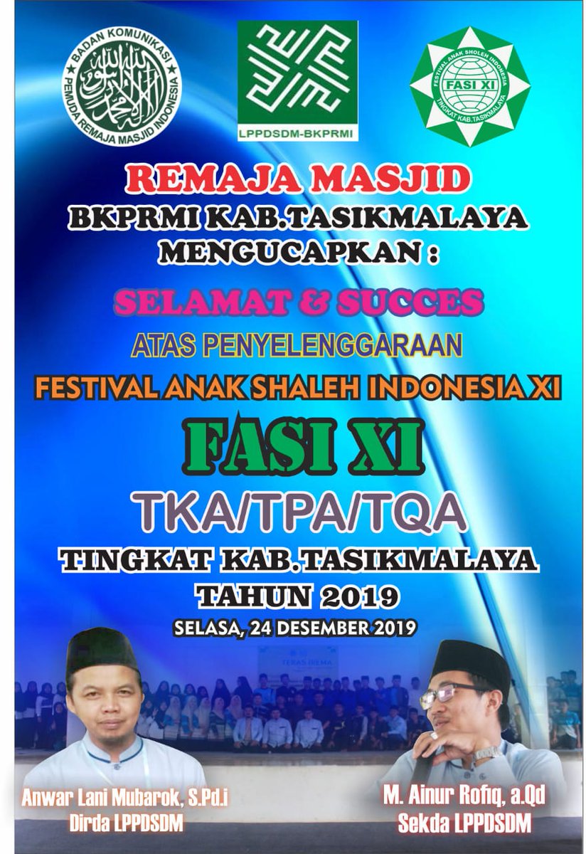IiIhsan8's tweet photo. Sisa kegiatan Fasi ke XI bkprmi tingkat tka/tpa/tqa se-kabupaten tasikmalaya🤙
#bkprmikabtasikmalaya
#brigademasjid
#irema https://t.co/R21XG4iFKz