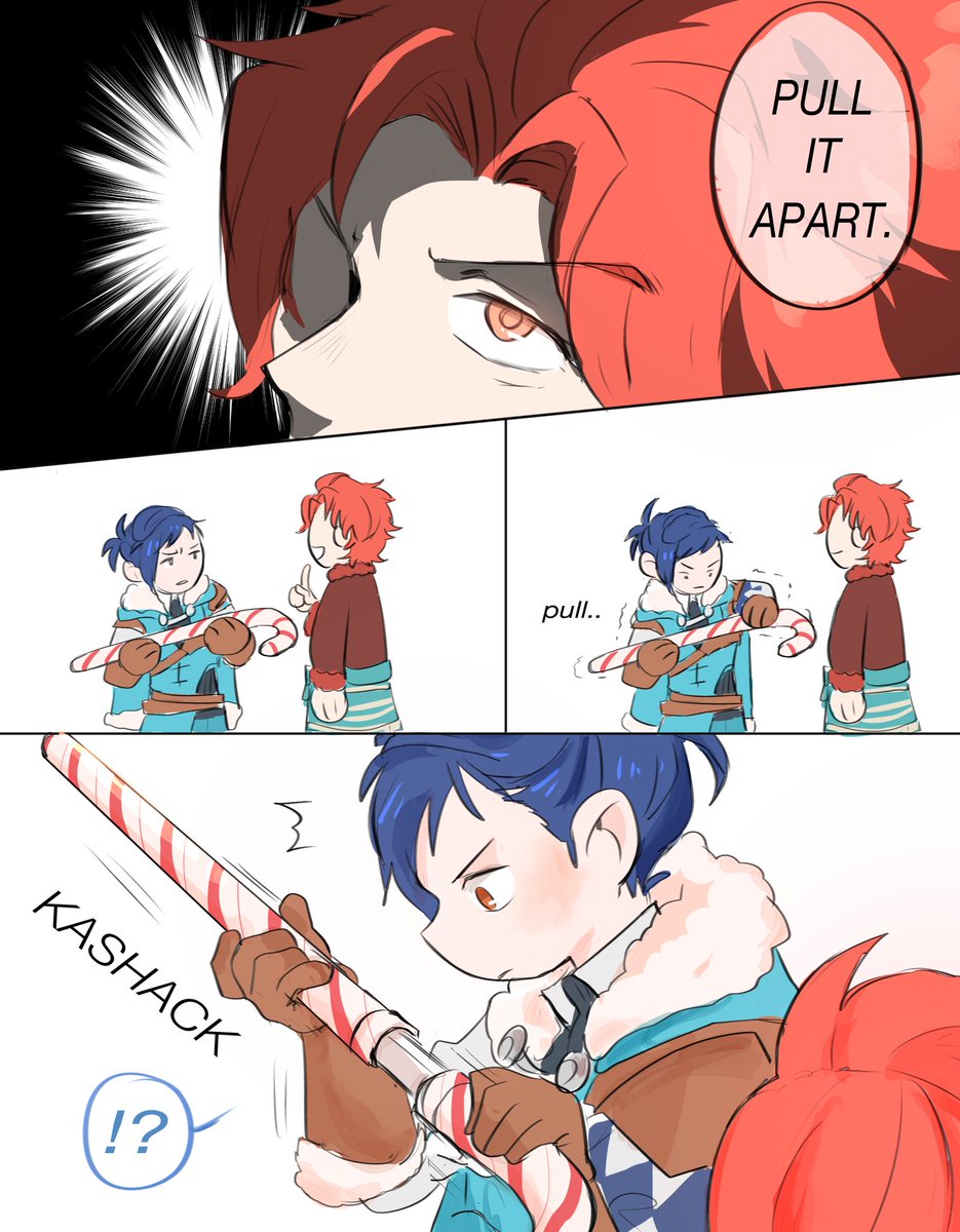 tis the season to give your loved ones gifts concealed in abnormally large candy canes ?✨ #fe3h 