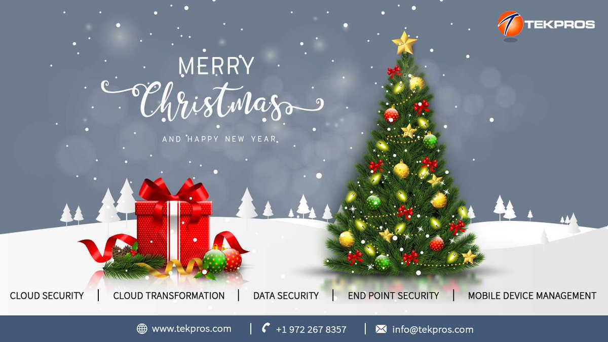 tekprosinc's tweet image. &quot;In this Loveliest And Happiest of Seasons, May you find many reasons to Celebrate. Have a wonderful Christmas.&quot; Merry #Christmas #Tekpros