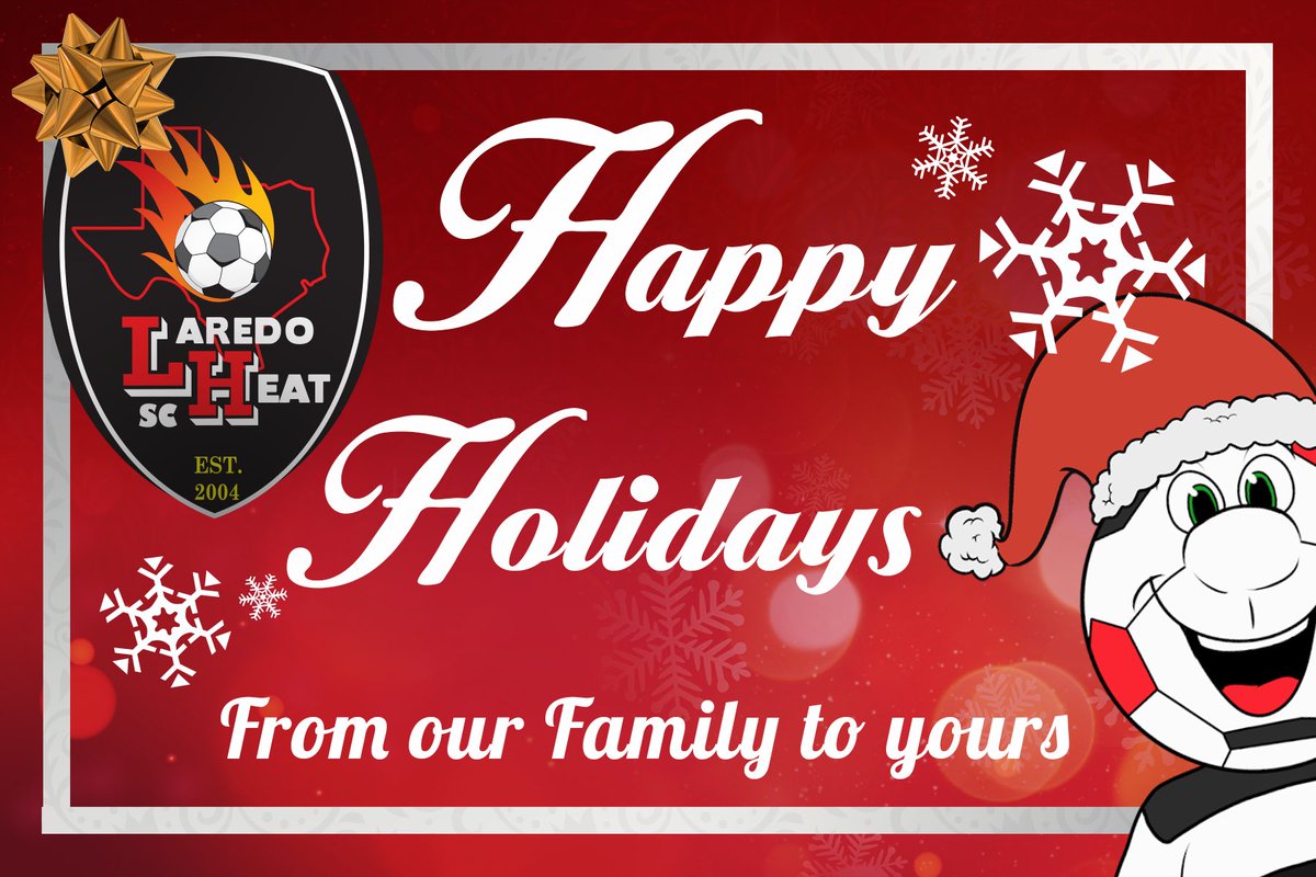LaredoHeatSC's tweet photo. Merry Christmas from our family to yours! #holalaredo #laredoheatsc
Thank you sponsors #falconbank #sames #pollopalenque #quantum #bricksandtile #laredoassociationofrealtors https://t.co/doJz9PelPb