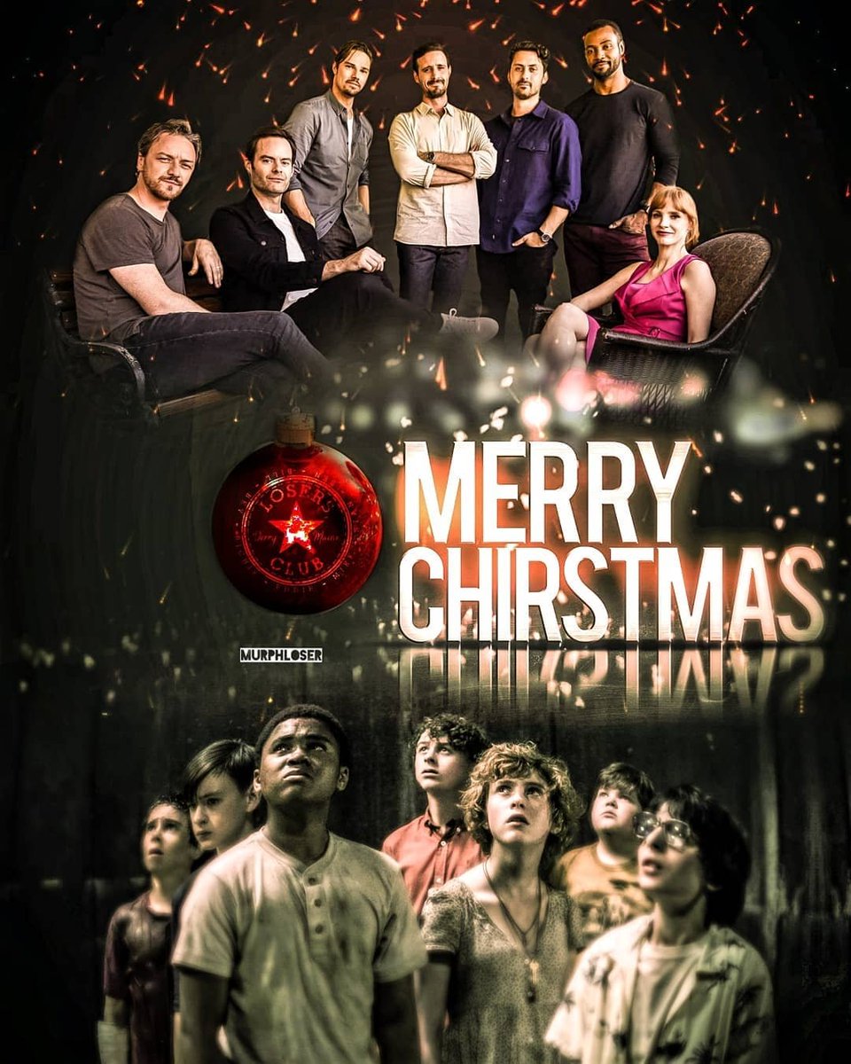 dimeragurl's tweet photo. #Repost @murphloser
Merry Derry Christmas Losers 🎄🎈 Cheers and thank you all for always showing love and support
_____________________________
#it #itmovie #itcast #stephenking
#itfamily #itends #itchapter2
#youllfloattoo #derryiscalling #losersclub #pennywise #jayryan https://t.co/P4nlB36Guu