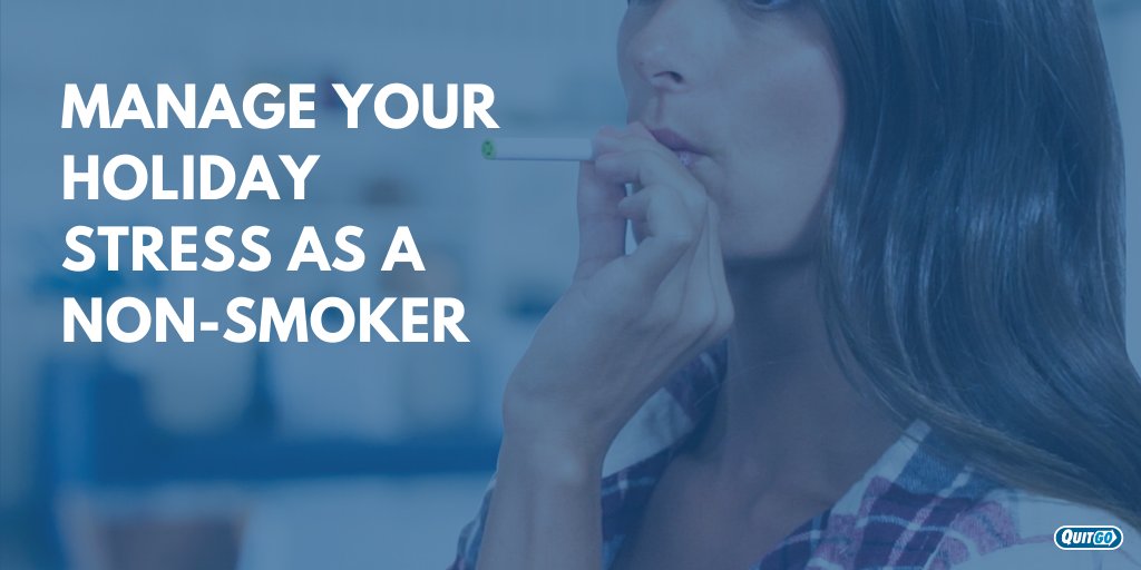 🚭#Quitsmoking and #treatyourself this #holiday #season✨
#Managestress without cigarettes:
🤞Use a #fidgetaid like the <a href="/quitgo/">QuitGo</a> #inhaler
💤Get enough rest
🏃#Exercise #fitfam
😬Keep your mouth busy with 0-calorie snacks 
For more #tips, #visitourblog: ow.ly/kXvN50xHepN
