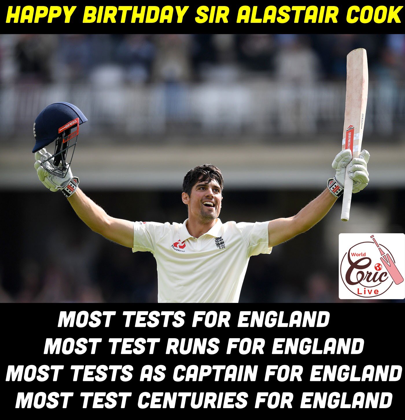 Happy birthday Alastair Cook 