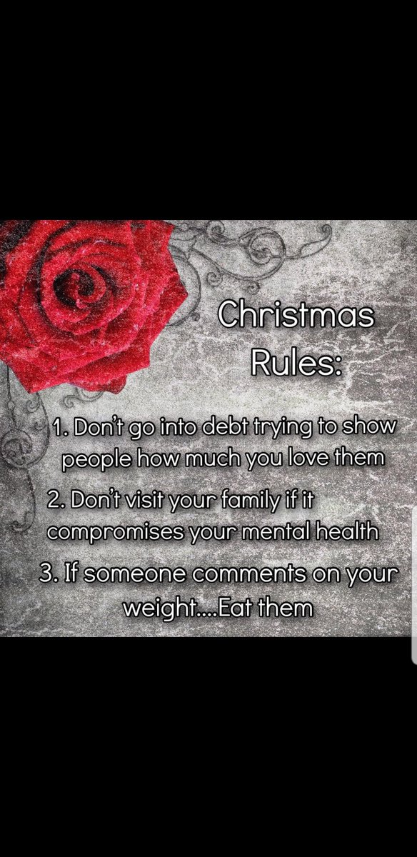 TheKindergarte3's tweet photo. These should be the rules to live by, not just on Christmas #MerryChristmas #EatThemAlive #Dating #DatingLife #NonCommittal #FML #DatingSucks #Single #SingleAF #TheBurnoutIsReal #SwipeOverload #TheKindergartenEffect #TKE #NonFiction #BookPublisher #BookSearchingForAHome #FollowUs https://t.co/v5JKk2Jdhq