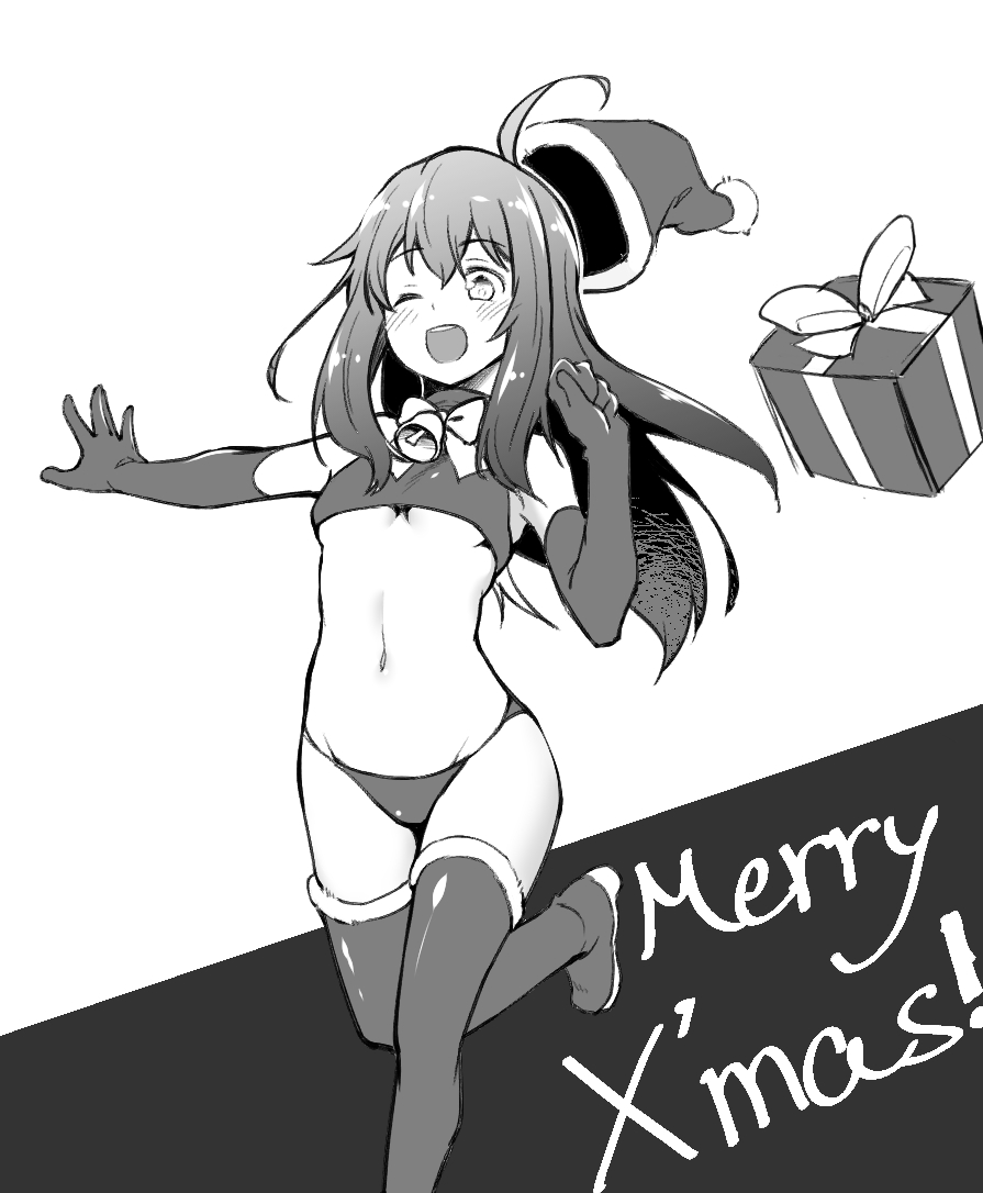 滑り込みクリスマス落書き 