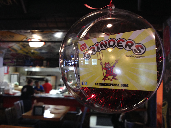 Thru_line's tweet photo. Huge thanks to the ever-awesome Grinders Stonewall for graciously hosting our little White Elephant gift exchange last night.  #pizza #beer #GrindersStonewall #Grinders #kansascity #thrulife https://t.co/gQc5OwlX2k