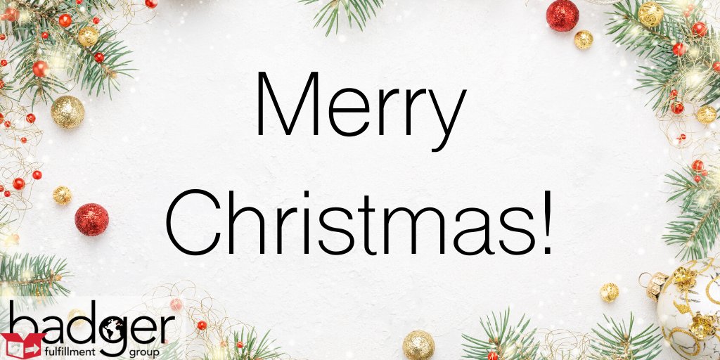 We wish you a very Merry Christmas!

May your day bring love &amp; laughter and fill your hearts!

❤️ Badger Fulfillment Group Inc.