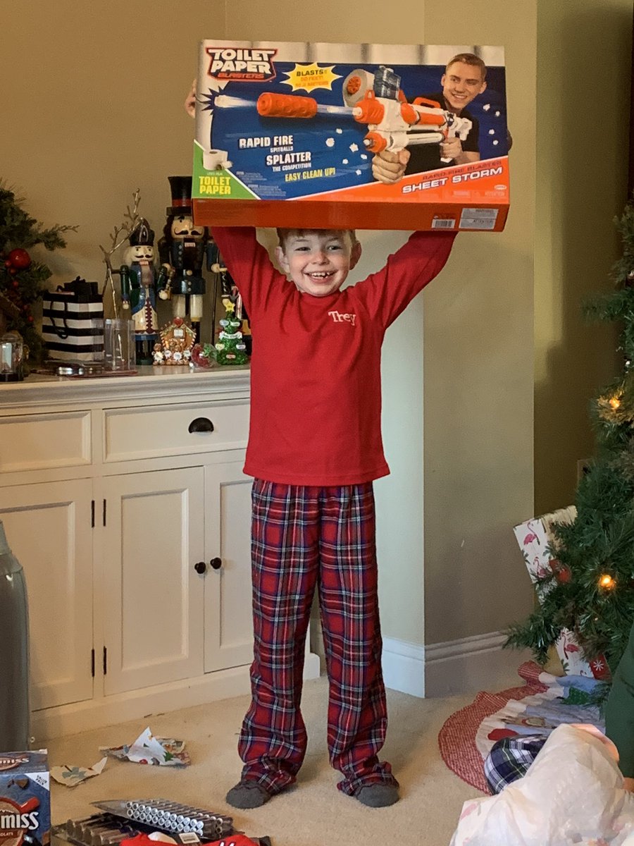 32Duke's tweet image. I don’t think I have ever been more pissed off at Santa! Worst yet to come when there is no TP in the house when needed the most!  #ComeOnMan #NoOneSafe #EnterAtOwnRisk