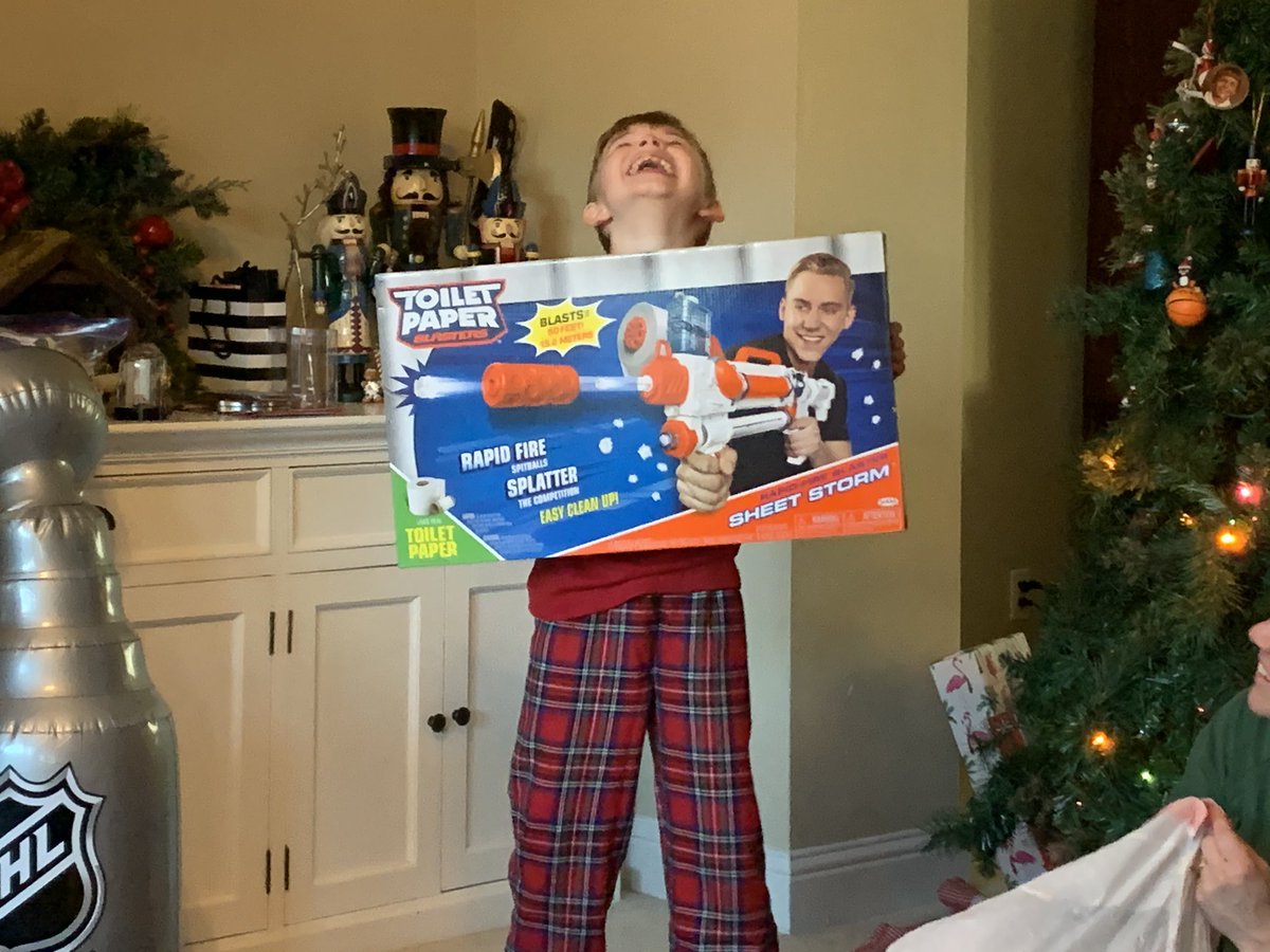 32Duke's tweet image. I don’t think I have ever been more pissed off at Santa! Worst yet to come when there is no TP in the house when needed the most!  #ComeOnMan #NoOneSafe #EnterAtOwnRisk