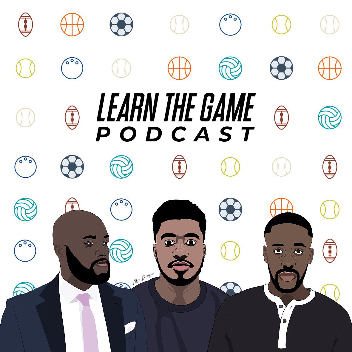 bigbashtheking's tweet photo. Official logo and designs for LEARN THE GAME PODCAST ft @Bolarinwa_ @toni_abiru @_Ogen 
#LTGP #sport #soccer #football #basketball #boxing #cricket #baseball #tennis #worldwide #wavesofafro #ilustration #adobe #graphicdesign #logo #adobeillustrator https://t.co/OEc1UwZINK