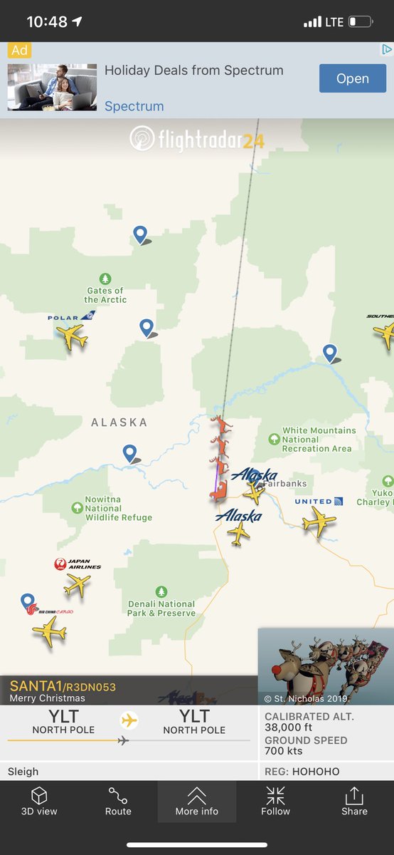 Top 73+ imagen flight radar pere noel fr.thptnganamst.edu.vn