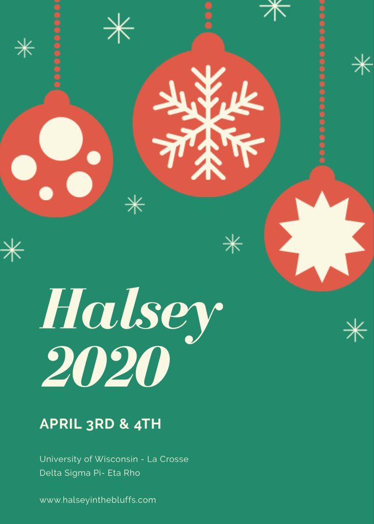 Merry Christmas to all from Eta Rho! Register this week for Halsey 2020 before prices increase on January 1st ❤️💚