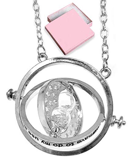 “Happy Christmas, baby. I got you a new time turner, figured it was time for an upgrade.”