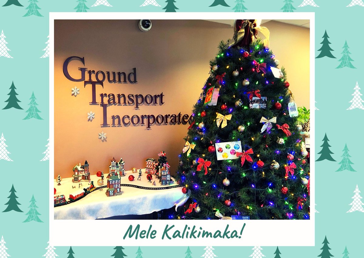 GTIHawaii's tweet photo. From Ground Transport Inc. ohana, we wish you a Mele Kalikimaka!🎄 https://t.co/pPxE5h5VJs