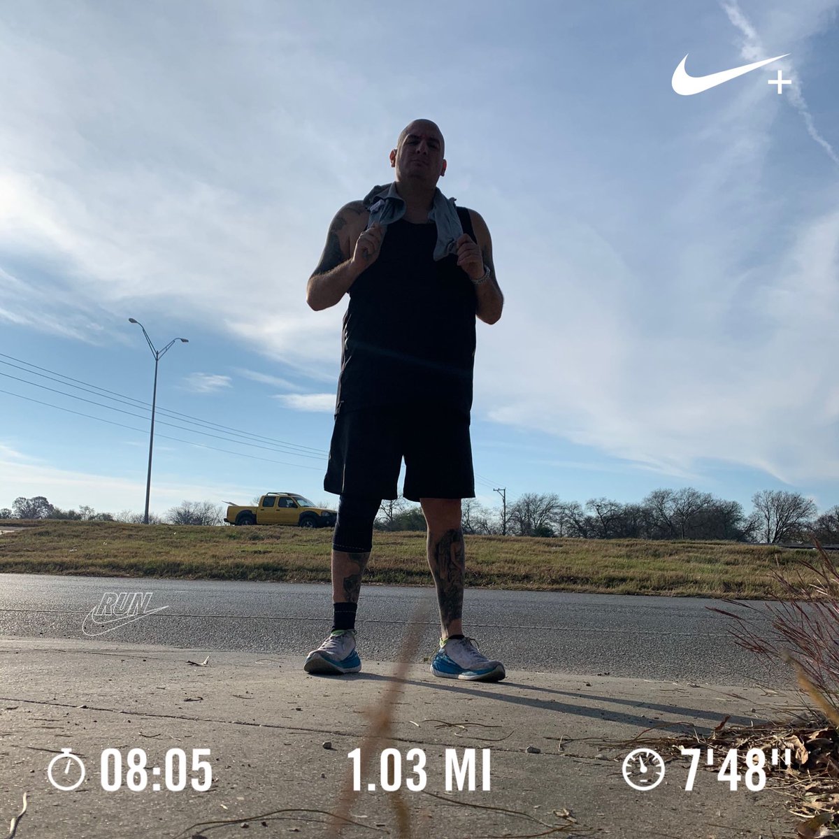 T_MONEY_TX's tweet photo. Merry Christmas everyone... thank you everyone for the motivation I saw everyone out there grinding so I had to do something myself... god bless y’all Ran 1.03 miles with Nike Run Club #christmasrun #christmas #1mile #hokaoneone #hokacarbonx #carbonx #hoodrun #hoodrunner https://t.co/6sKpYyxEd4