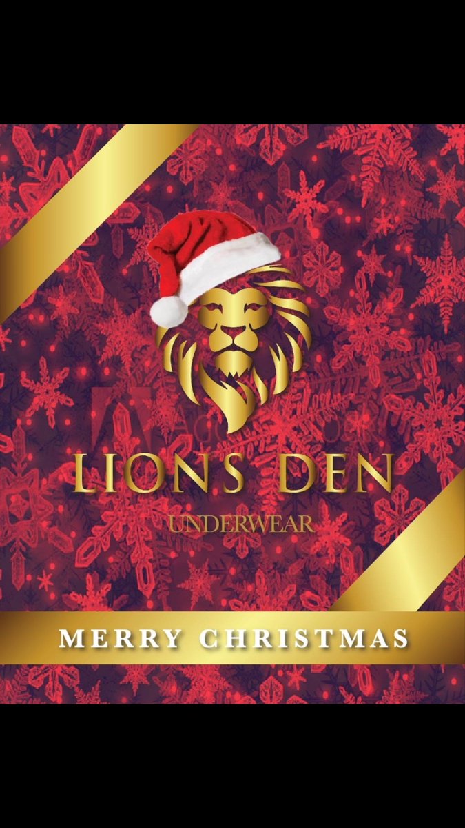 LD_Underwear's tweet photo. From the Lions Den family to yours we would like to wish you a Merry Christmas🌲 https://t.co/pAtcObFgOd