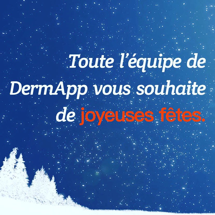 DermAppCH's tweet photo. En cas de soucis dermatologiques, nos spécialistes se tiennent à disposition sur la plate-forme durant cette période de Noël/Nouvel an . https://t.co/pgEmWbHtdz