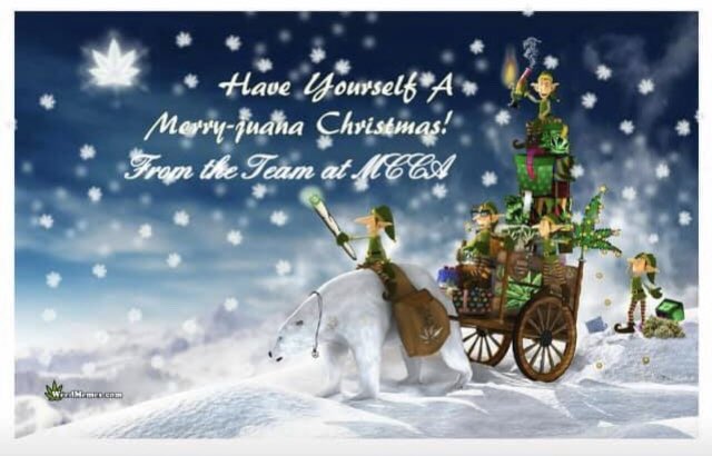 MCCACares's tweet photo. #HappyHolidaze #StayLifted #CannabisCommunity https://t.co/k0COncKRBj