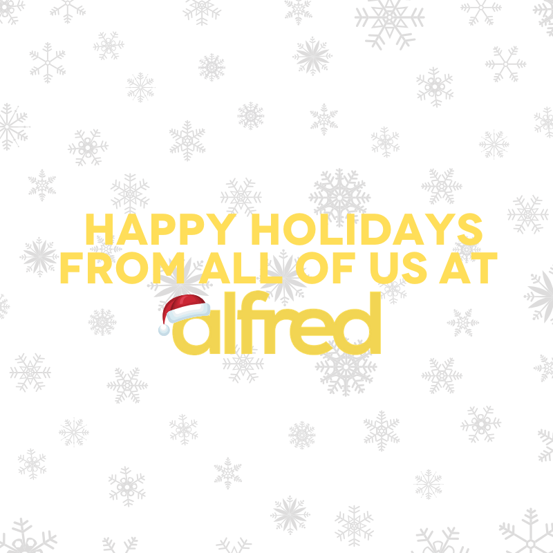 AlfredService's tweet image. Ho ho ho, Happy Holidays from all of us at Alfred! #MerryChristmas