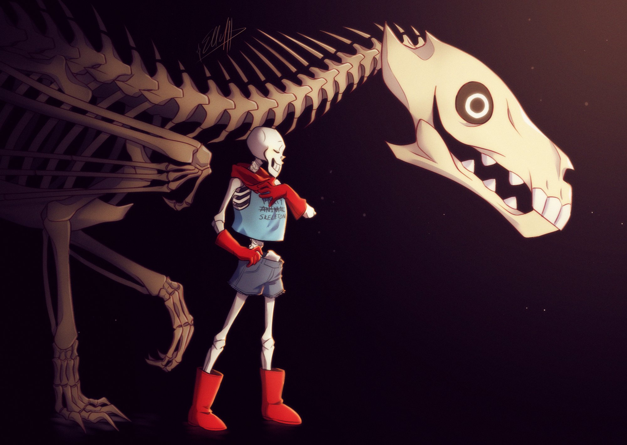 Гастер бластер Papyrus