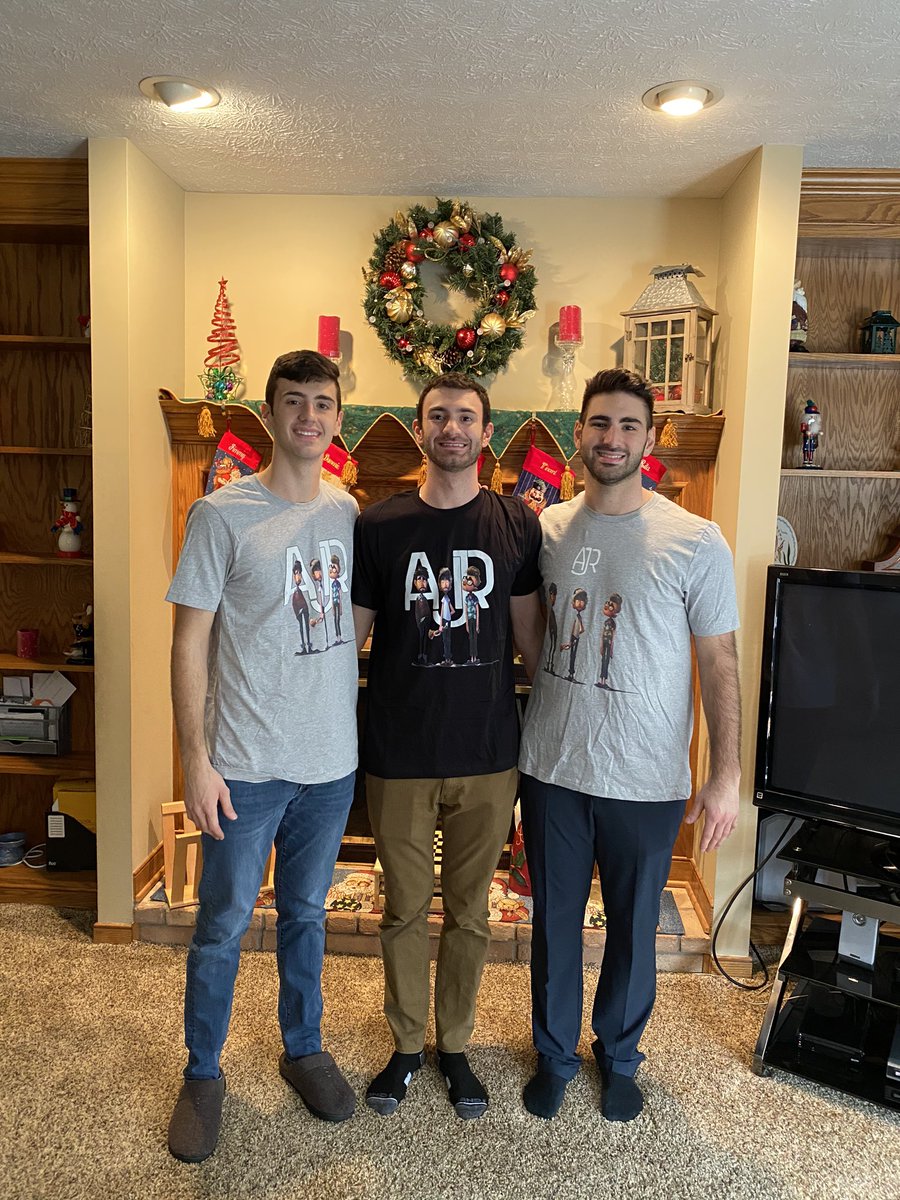 vince_grosso's tweet photo. Merry Christmas from our brothers to yours! @AJRBrothers https://t.co/XcVFgoBTey
