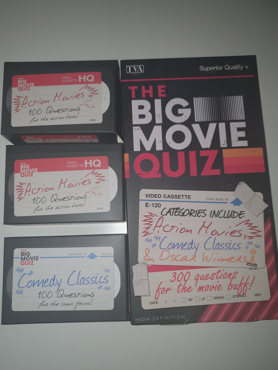 Meyaa_x's tweet photo. @ProfPuzzleLtd Hi, we purchased The big movie quiz puzzle and the contents of the kit are incorrect. It has two 'action' category cards included and the 'Oscar winners' was not included. Please resolve. https://t.co/bnWYnVLLGm