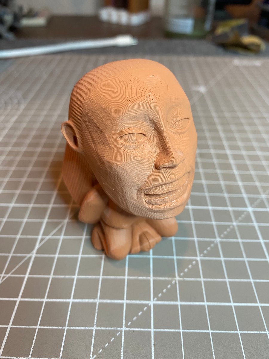 cparker's tweet photo. @FILO_ALFA Print with Terracotta PLA came out great. https://t.co/yonov2cH2A