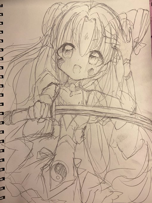 スケブに落書きしてた
桜の戦闘着きてる瑠璃条すき…… 