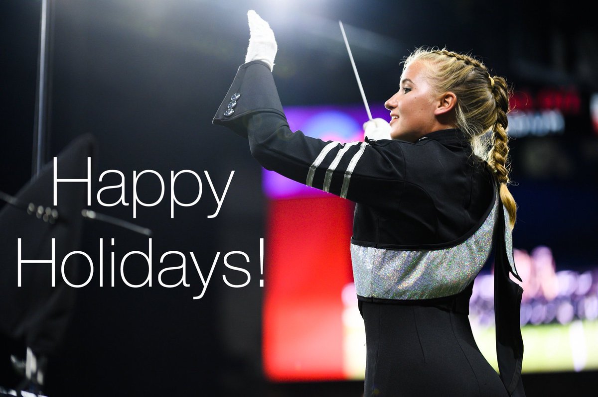SiCommand's tweet image. || Merry Christmas and Happy Holidays from all of us at Silent Command! 
.
.
.
#drummajor #dci #leadership 
PC: @ZachAshcraft