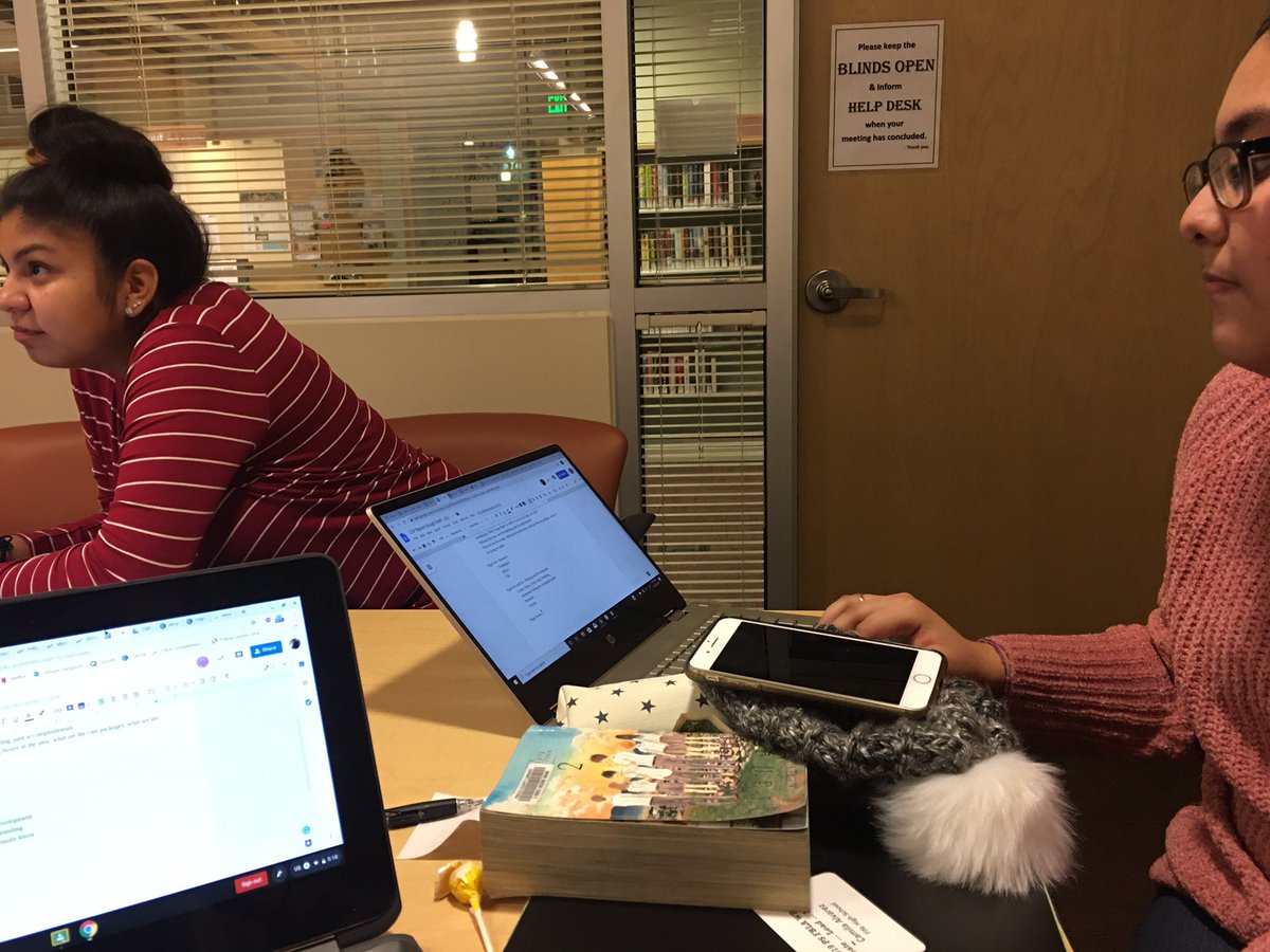 CP_4_H's tweet photo. The team and other Fife FBLA members met up at the Fife library to work on some finalizations of the project!! 💜 #fife #fife4life #hygienedrive #purple #library #meeting https://t.co/XQ7NyqEh5H