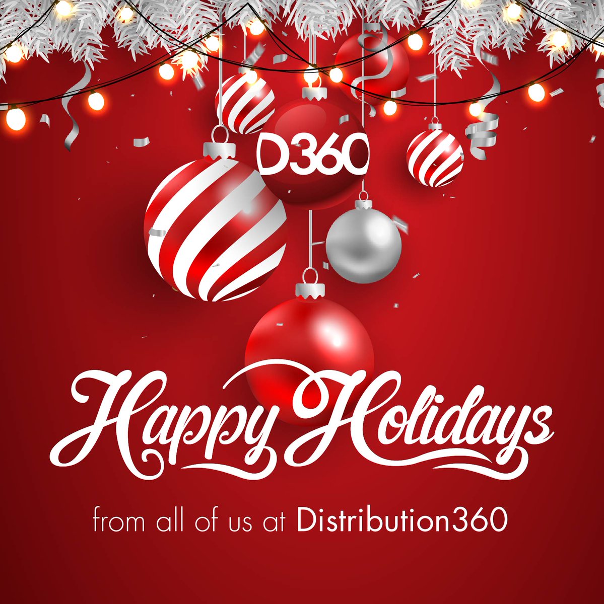 Merry Christmas and Happy Holidays from Distribution360!