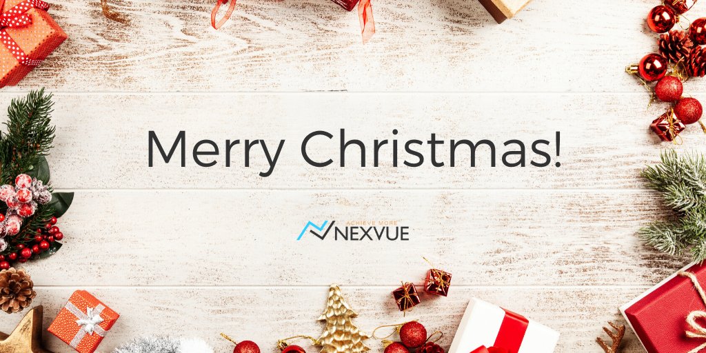 NexVue's tweet image. To you and your family, we wish you a very Merry Christmas! #nexvue #christmaswishes