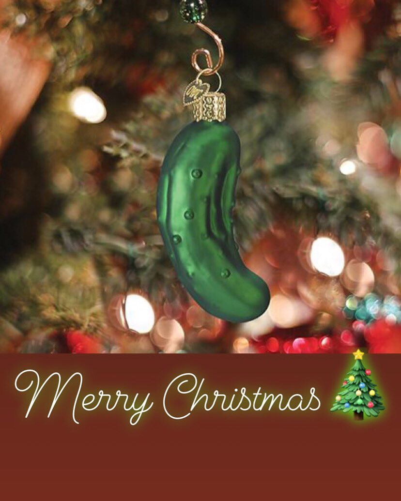 FlatOutPickled's tweet photo. Wishing all our little pickles out there a very Merry Christmas!🎄🎅🎁🥁#christmaspickle #flatoutpickled #peaceonearth #joy https://t.co/h5yu0nWPaU