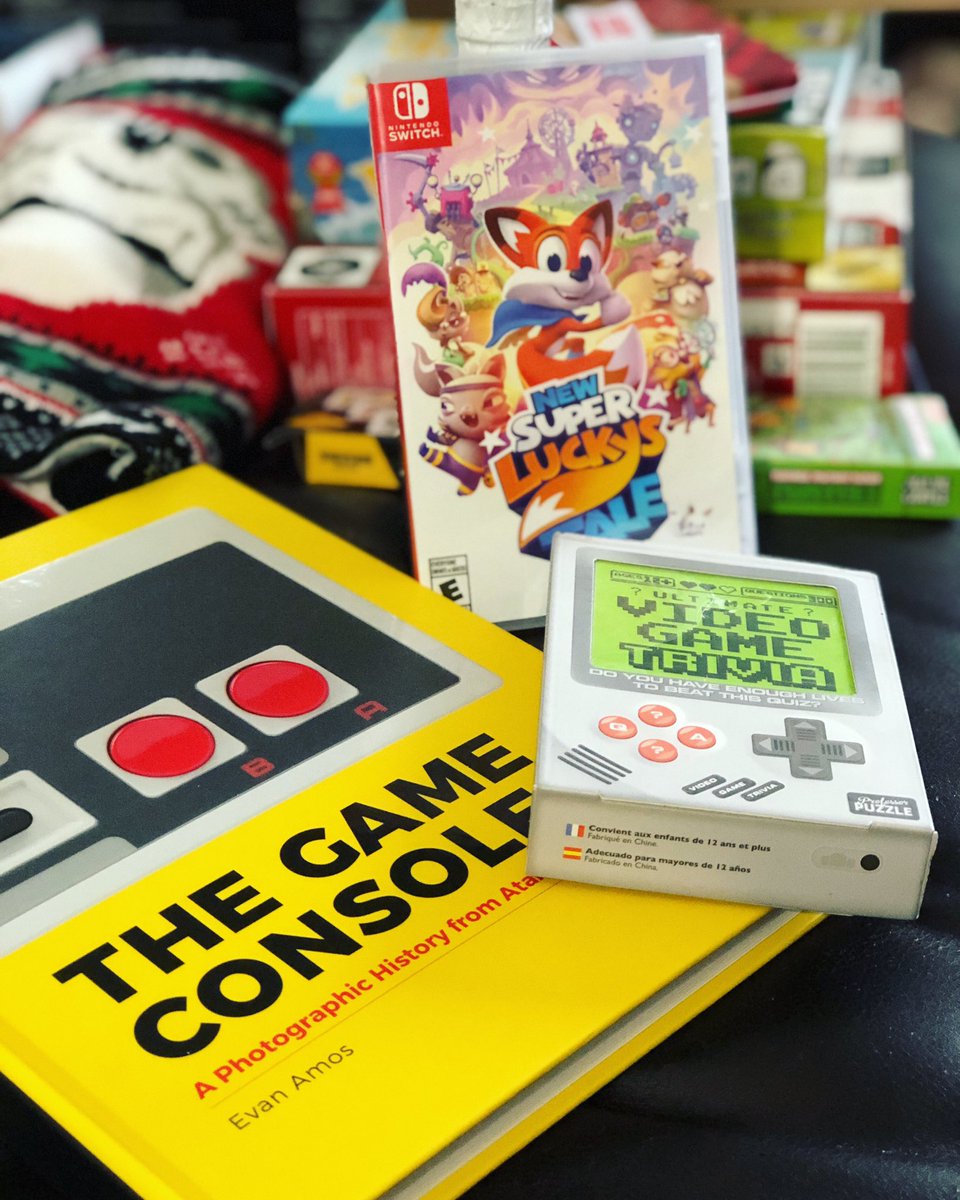 What did everyone get for the holidays, especially our fellow gaming nerds? #gamer #boardgames #videogames #nes #trivia #nintendo #nintendoswitch #newsuperluckystale @playful_studios <a href="/VanamoMedia/">Evan Amos</a> <a href="/ProPuzzler/">ProfessorPuzzle</a>