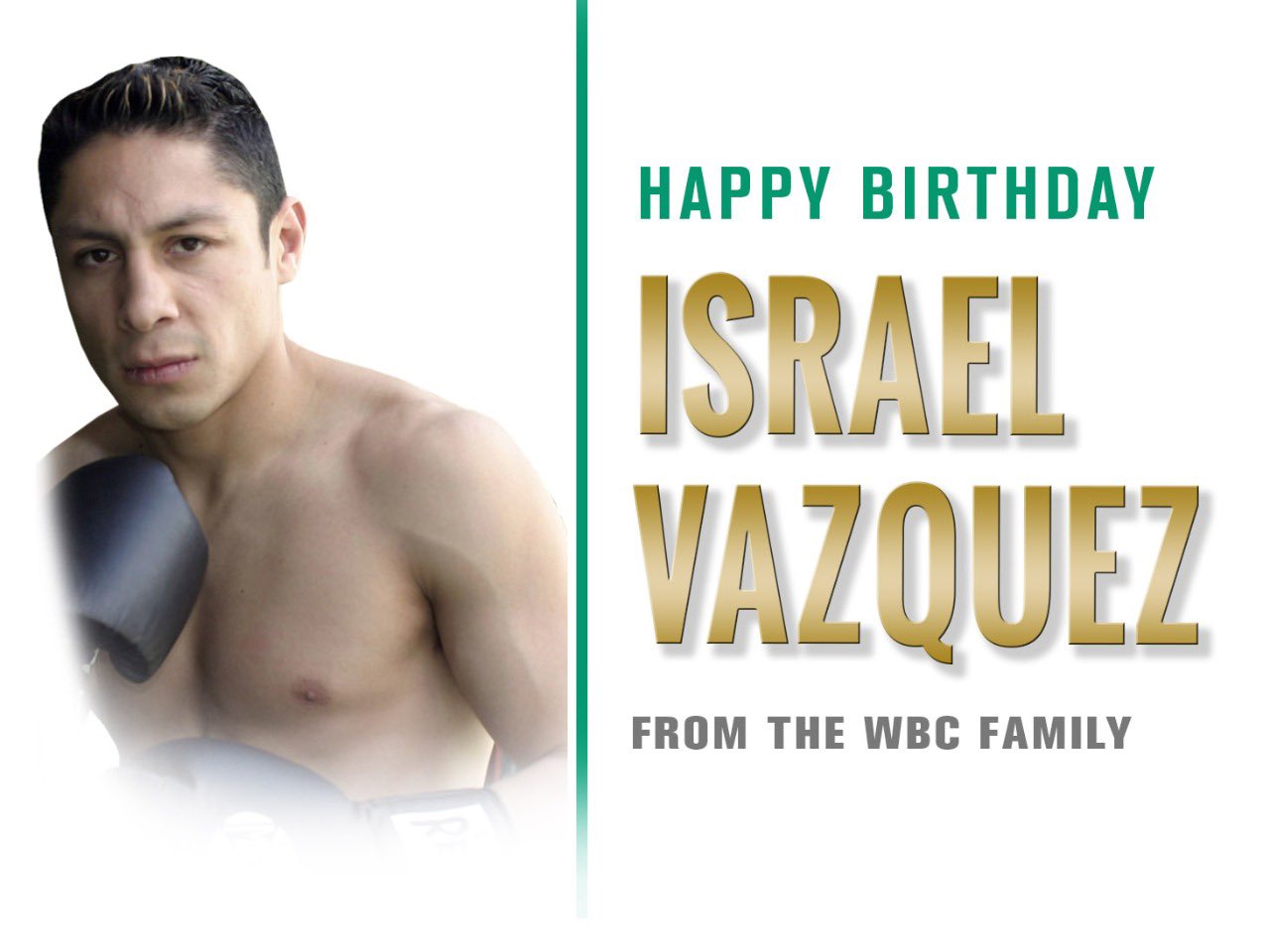 Happy birthday / Feliz cumpleaños . 2 great champions & Israel VAZQUEZ ..... 