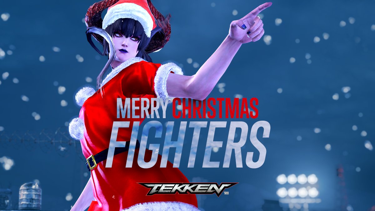 🎵 Have yourself a Merry little Christmas​

Let your fists be in the fight​

From now on, your combos will be just right ​

Become a shining star on the ring​

And celebrate Christmas like a king! 🎵 

<a href="/TEKKEN/">TEKKEN</a>