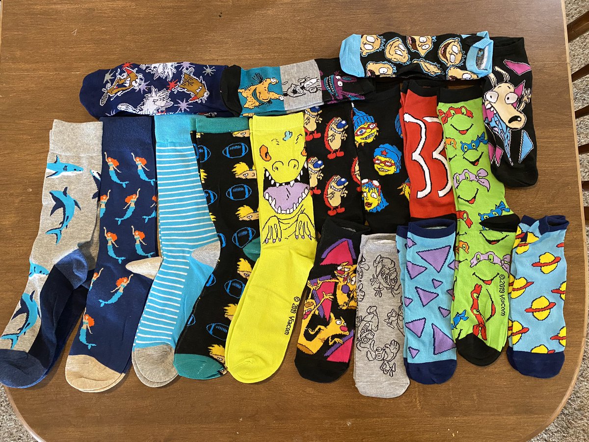 ashtonmorris's tweet photo. Christmas got me stepping up my #socksofgameaudio game this year. https://t.co/lV9tOo790W