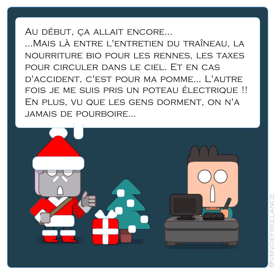 vmvdefreelance's tweet photo. Épisode "SPÉCIAL NOËL !", concocté cet après-midi. Merci à tous de suivre mes aventures au quotidien. Je vous souhaite à tous de Joyeuses Fêtes ! 
#JoyeuxNoël https://t.co/milJDsnCWY