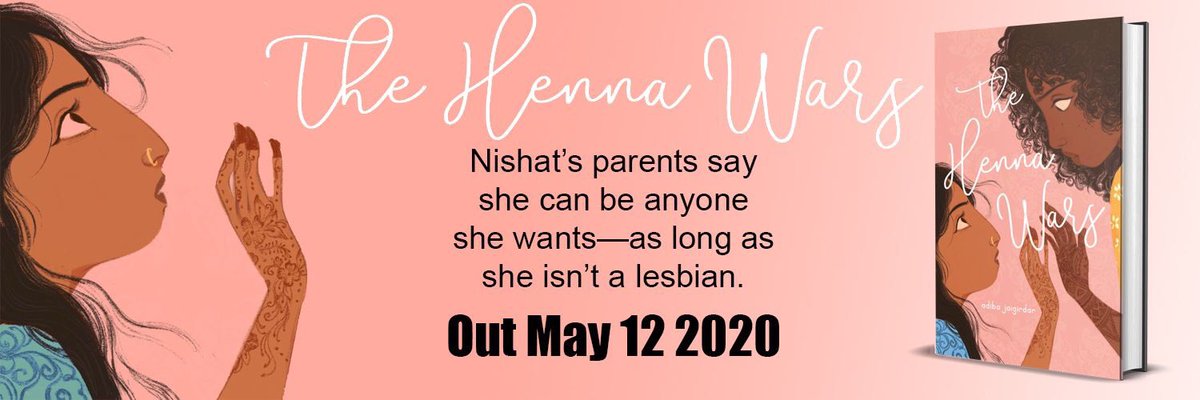  Nishat from The Henna WarsBy Adiba JaigirdarRelease day: 12 May 2020 https://www.goodreads.com/book/show/44286258