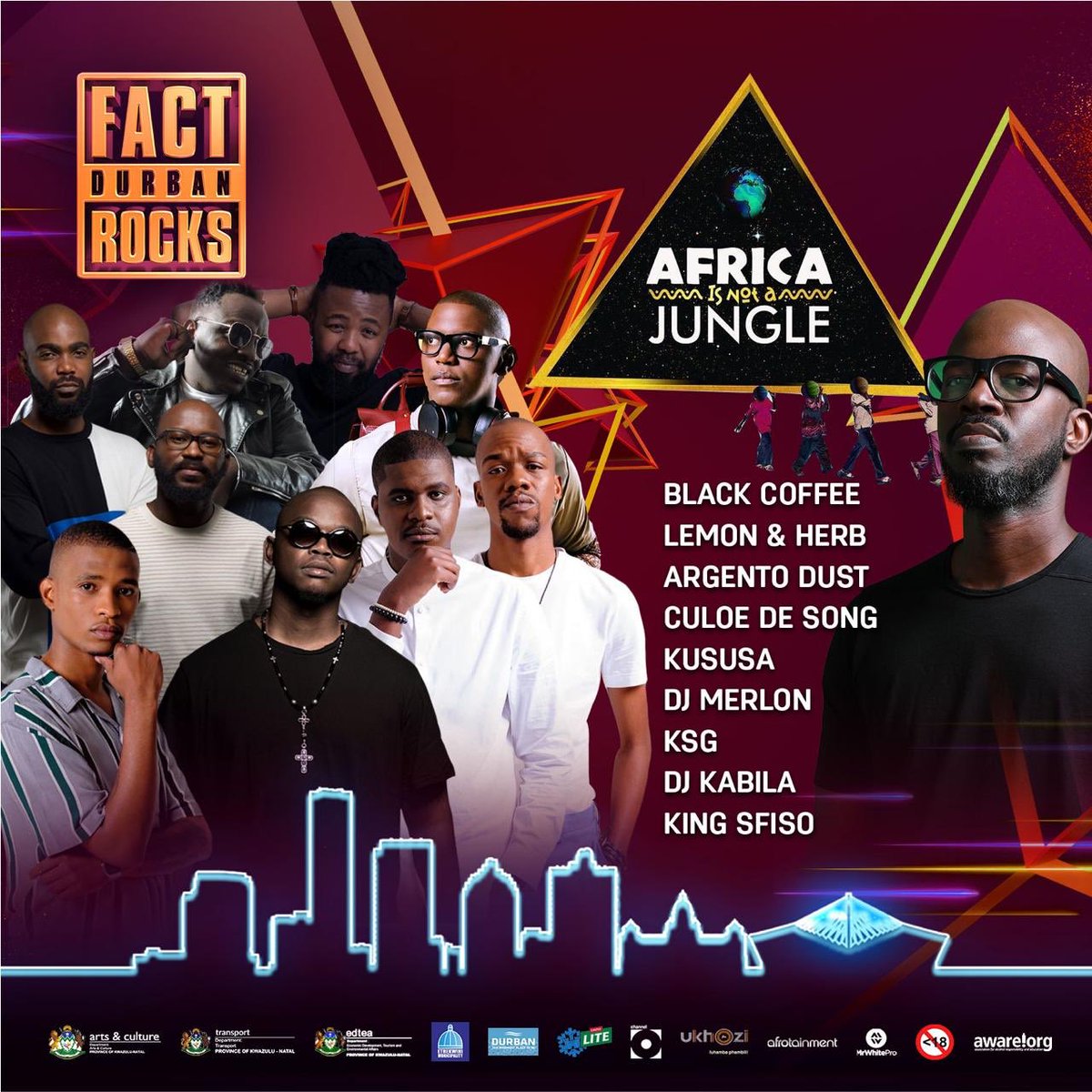 RealBlackCoffee's tweet photo. NYE @DJTira @FactDbnRocks https://t.co/AyCw0ZKE5L