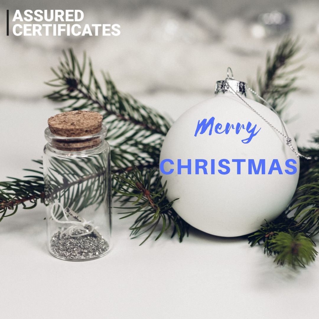 assuredcerts's tweet photo. Merry Christmas from Assured Certificates https://t.co/1ROrUTsJ8t