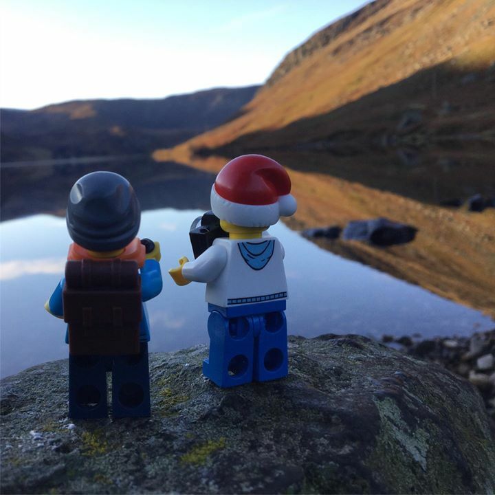 [From our facebook page ... ]Happy Christmas #lochlee #legophotography #legotravellers #santahat #Christmas2019 #reflection