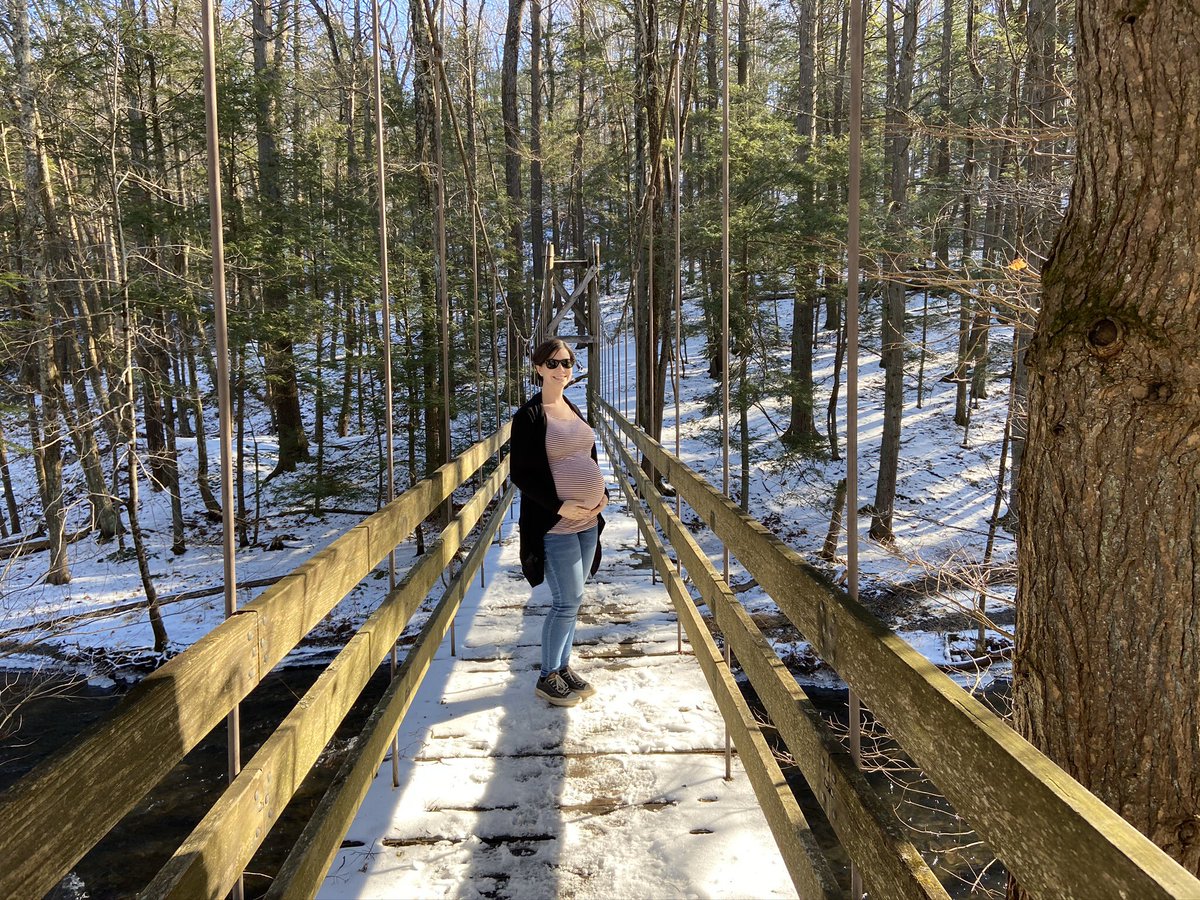 TobiasPret's tweet photo. #Chanukah in the #Catskills - last getaway before the baby arrives 🤰 👶 👫 #Babymoon #35weeks https://t.co/OLJaOPx5qb