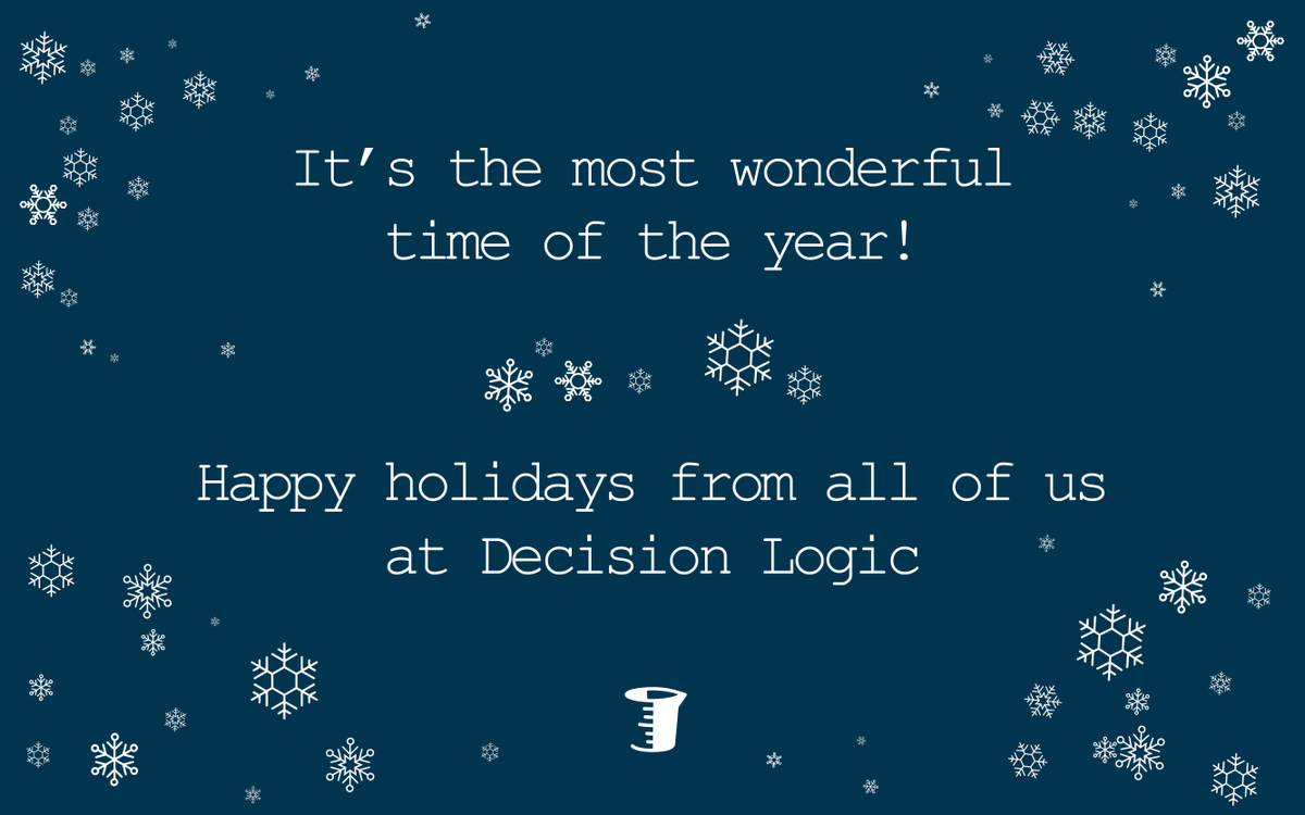DecisionLogic's tweet image. Thank you to our customers, partners and employees for an awesome 2019. We can't wait to continue powering your future in 2020! 🚀  #HappyHolidays #BringOnTheNewYear #MerryChristmas #ThankYou