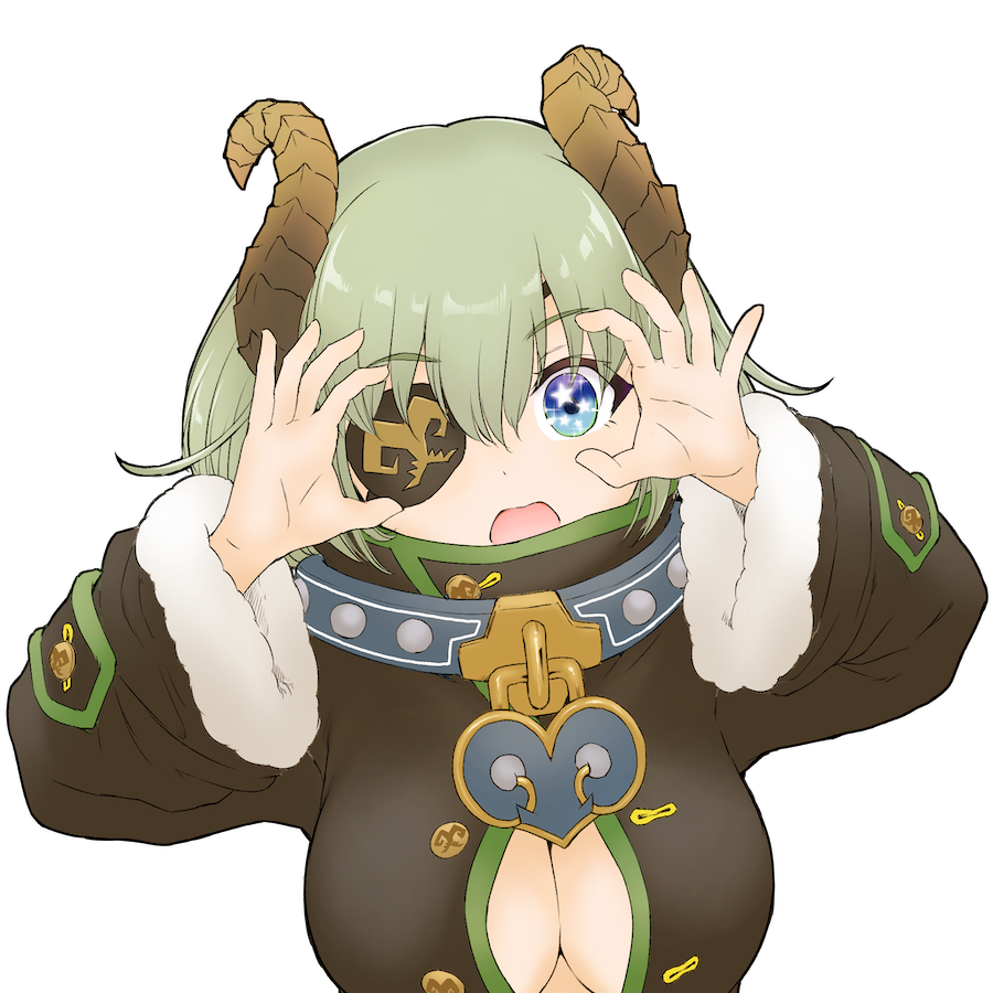 「くわっ…!
#ミコのえほん 」|jyacoのイラスト
