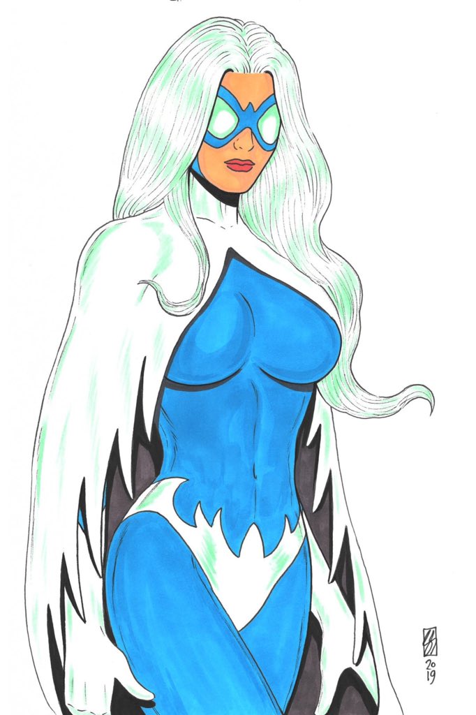 JasPosey's tweet photo. My acquisition of Dove by Sean Stannard #SeanStannard #artpurchase #purchasedart #Dove #DawnGranger #AvatarofPeace #LordsofOrder #Terataya #BirdsofPrey #TeenTitans #HawkandDove #art #illustration #comicart #comicbookart #DCComics #DCComicsArt #penandinkart #penart #inkart https://t.co/etbcFVdcbt