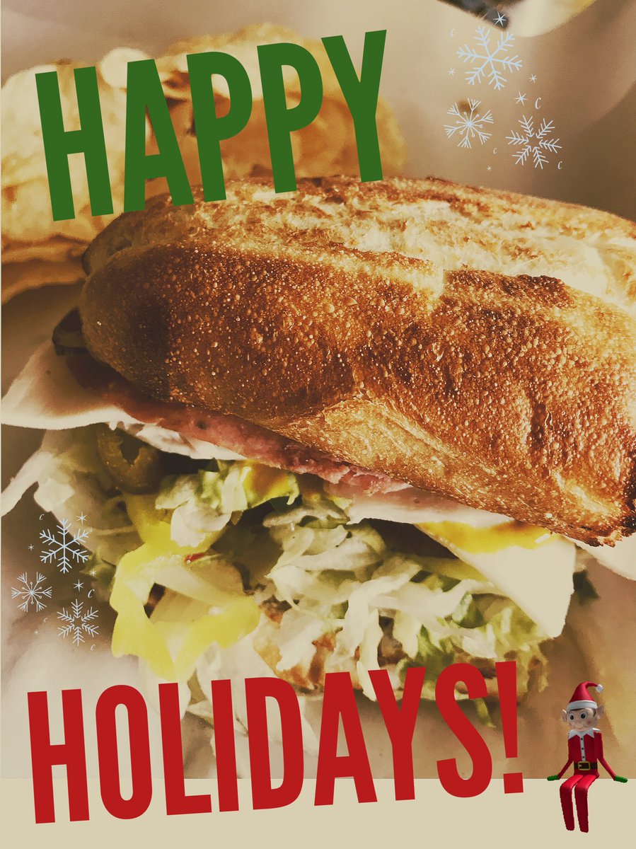 BobsSub1973's tweet photo. HAPPY HOLIDAYS!! ๐โ๏ธ๐ #happyholidays #MerryChrismas #holidayvibes #squad #bobsway #perfecttoast #goodvibes #greatsubs https://t.co/lrQpi7xzi7