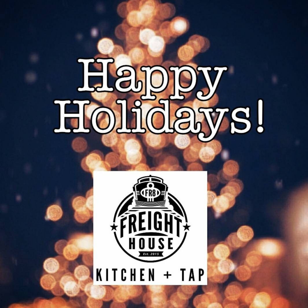 Fr8House's tweet photo. We are closed today and will re-open again for lunch tomorrow.  Happy holidays from our family to yours! https://t.co/hlKjZXK69N